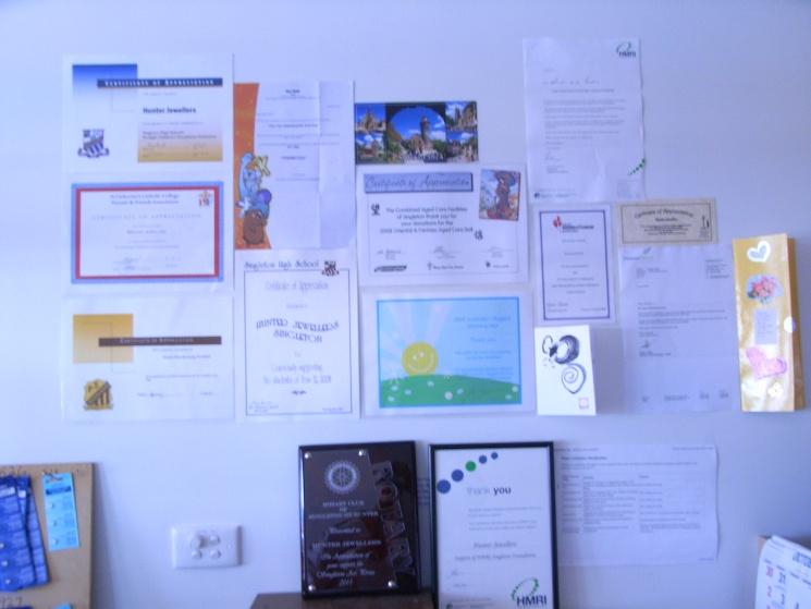 community certificates