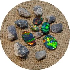 loose opals polished & rough