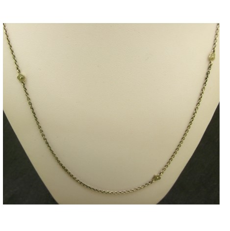 Sterling silver spacer chain