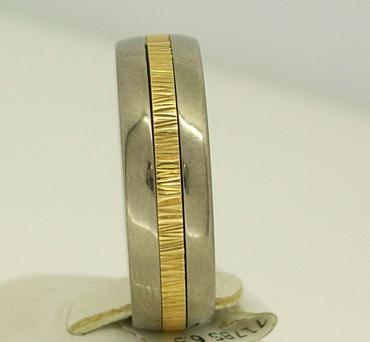 Gold and Titanium Ring