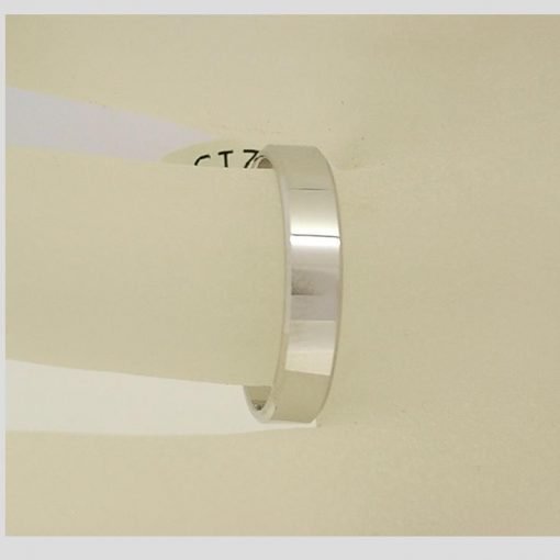 4mm Flat Wedding Ring