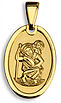 saint christopher medal charm pendant