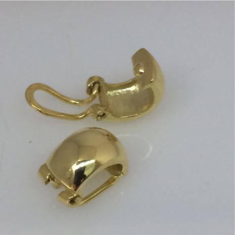 Gold Clip On Earrings