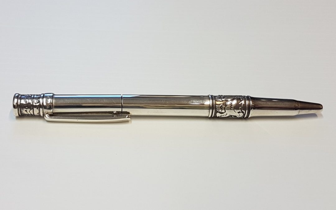 G13670 Silver Cockatoo Pen
