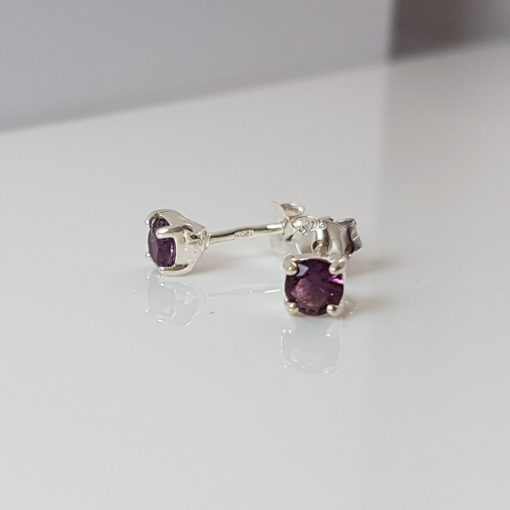 Purple Stud Earrings