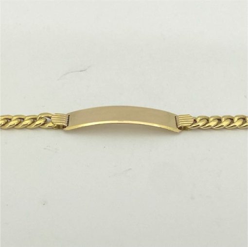 Gold ID Bracelet